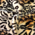 High Quality Tiger Print Soft Tricot Fur/Imitation Animal Fur